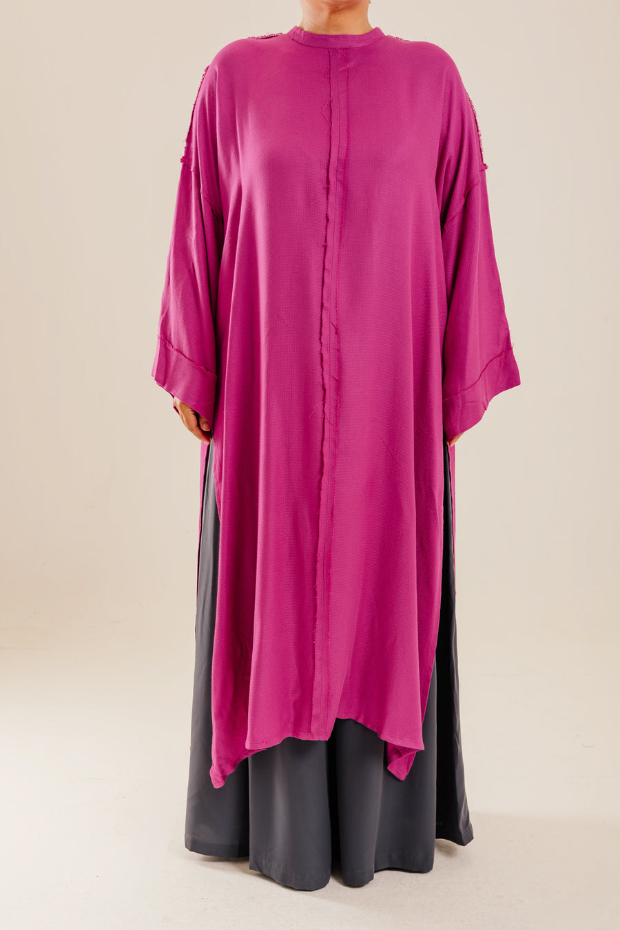 Amena Cardigan Fuchsia - ABAYOLOGY