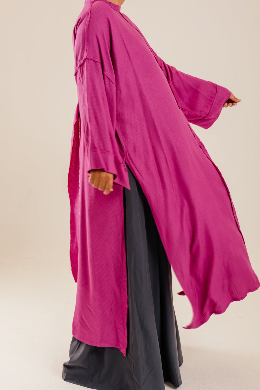 Amena Cardigan Fuchsia - ABAYOLOGY