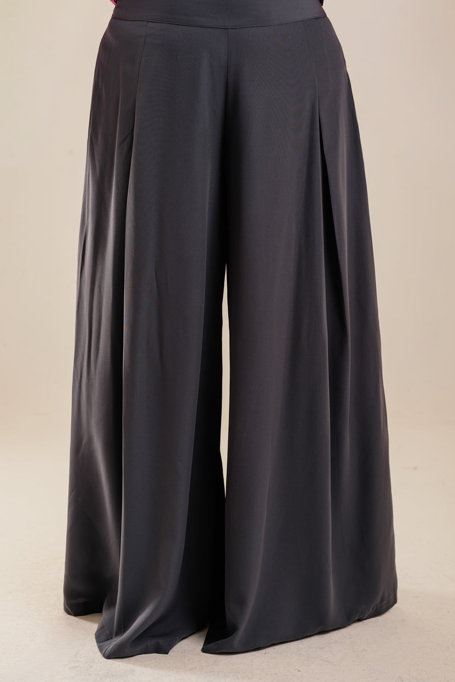 Wide Leg Pants Grey - ABAYOLOGY