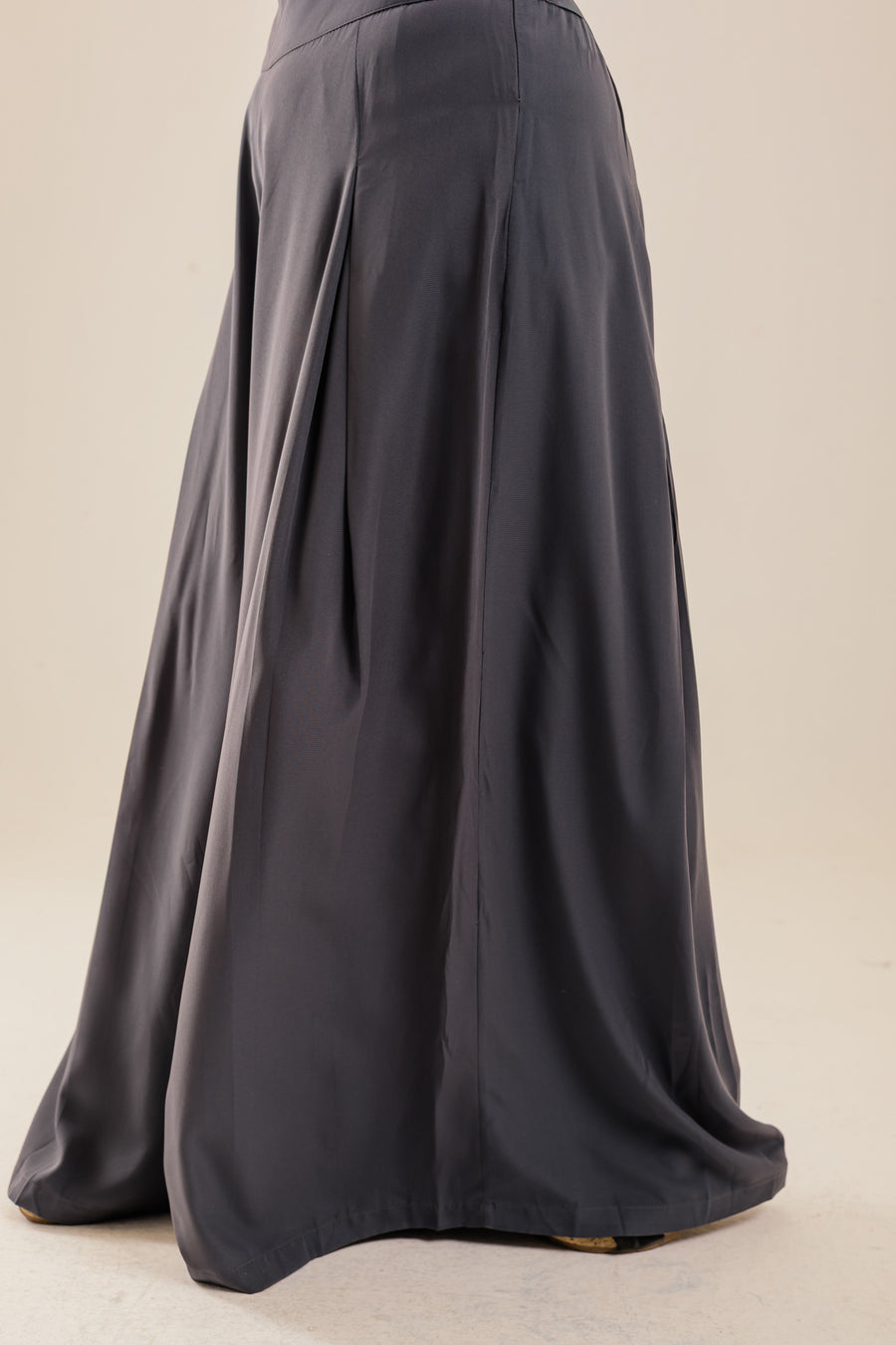 Wide Leg Pants Grey - ABAYOLOGY