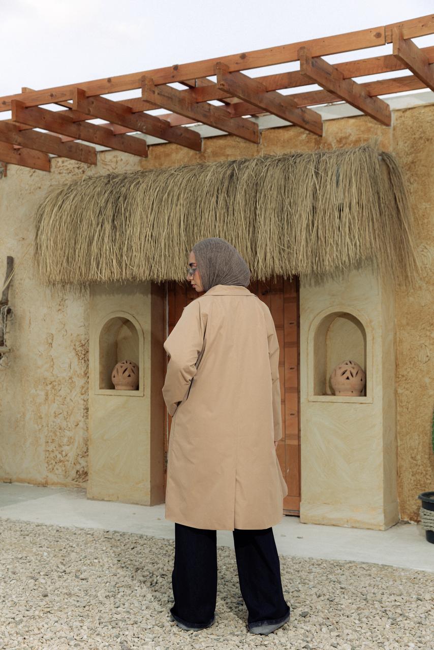 Hosn Coat Beige