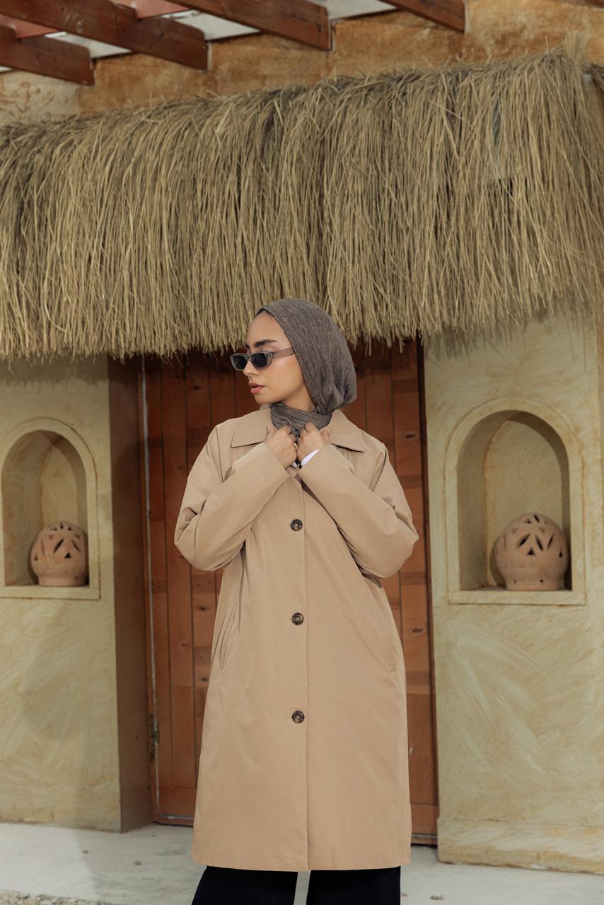 Hosn Coat Beige