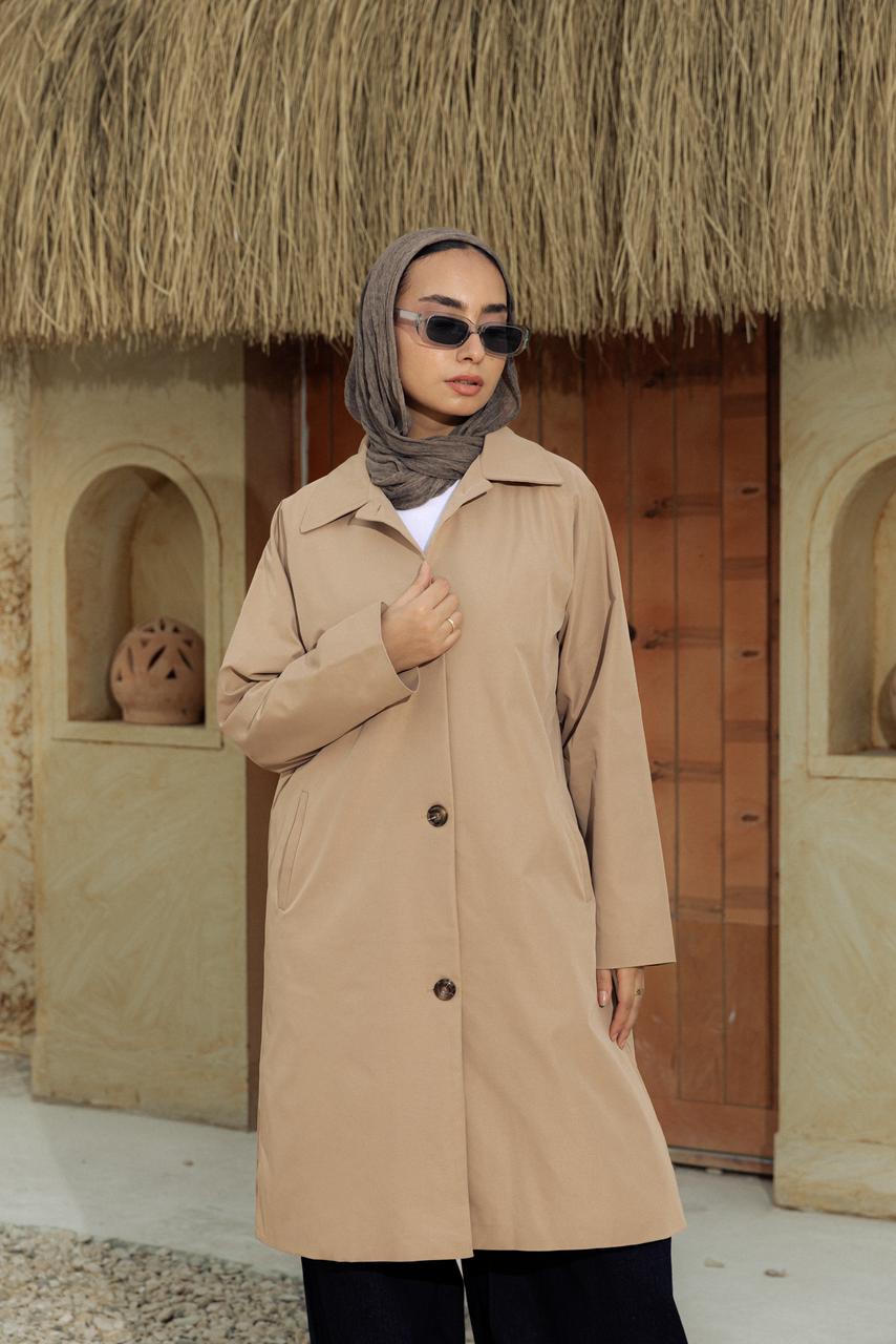 Hosn Coat Beige