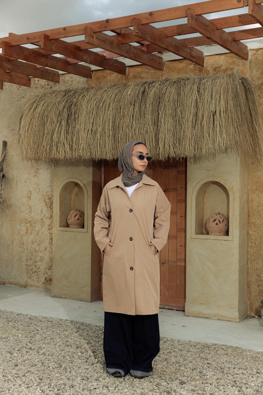 Hosn Coat Beige