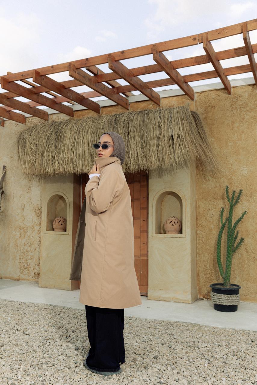 Hosn Coat Beige