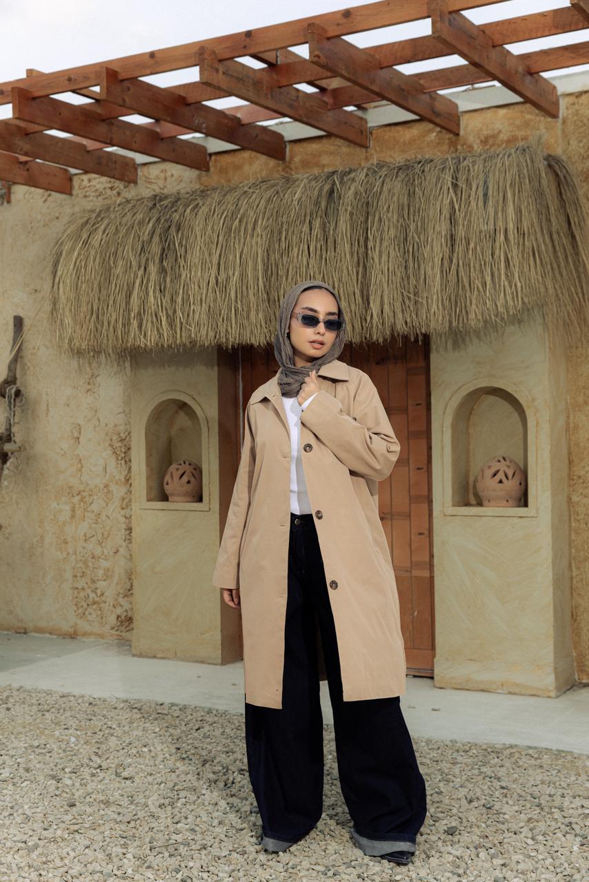 Hosn Coat Beige