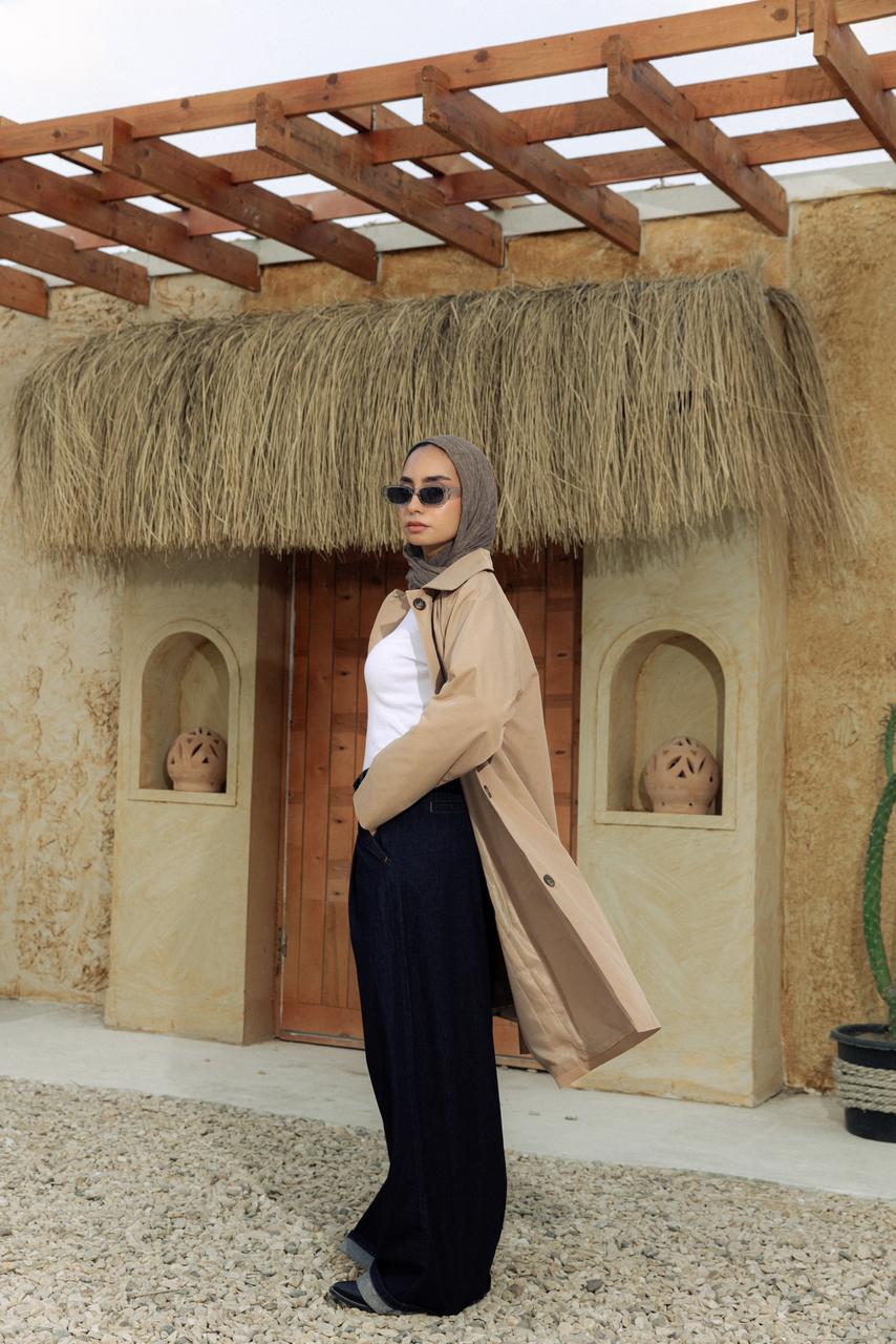 Hosn Coat Beige
