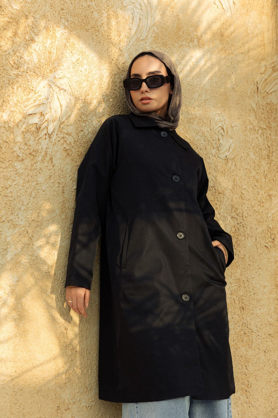 Hosn Coat Black