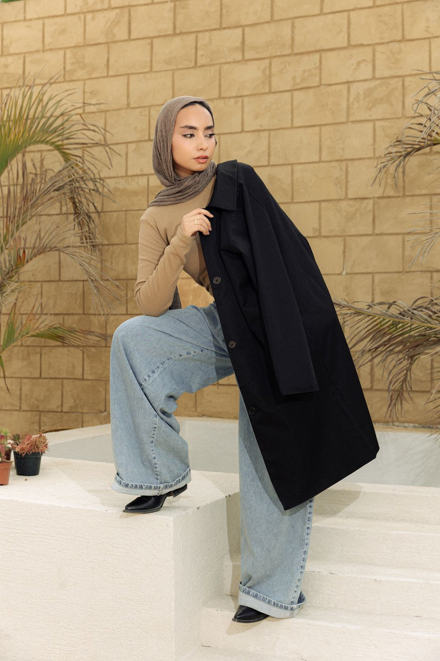 Hosn Coat Black