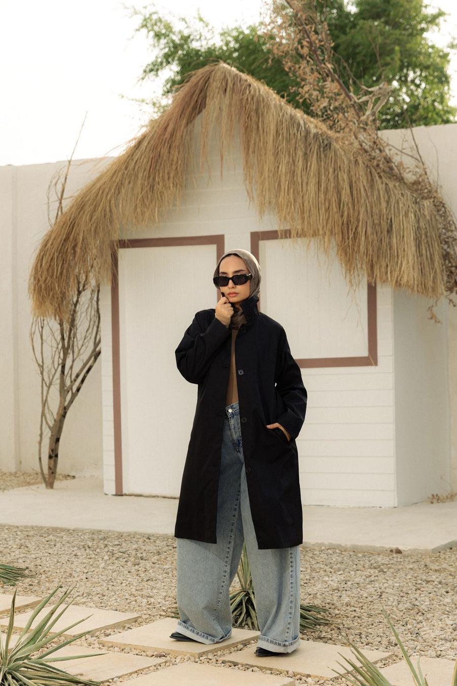 Hosn Coat Black