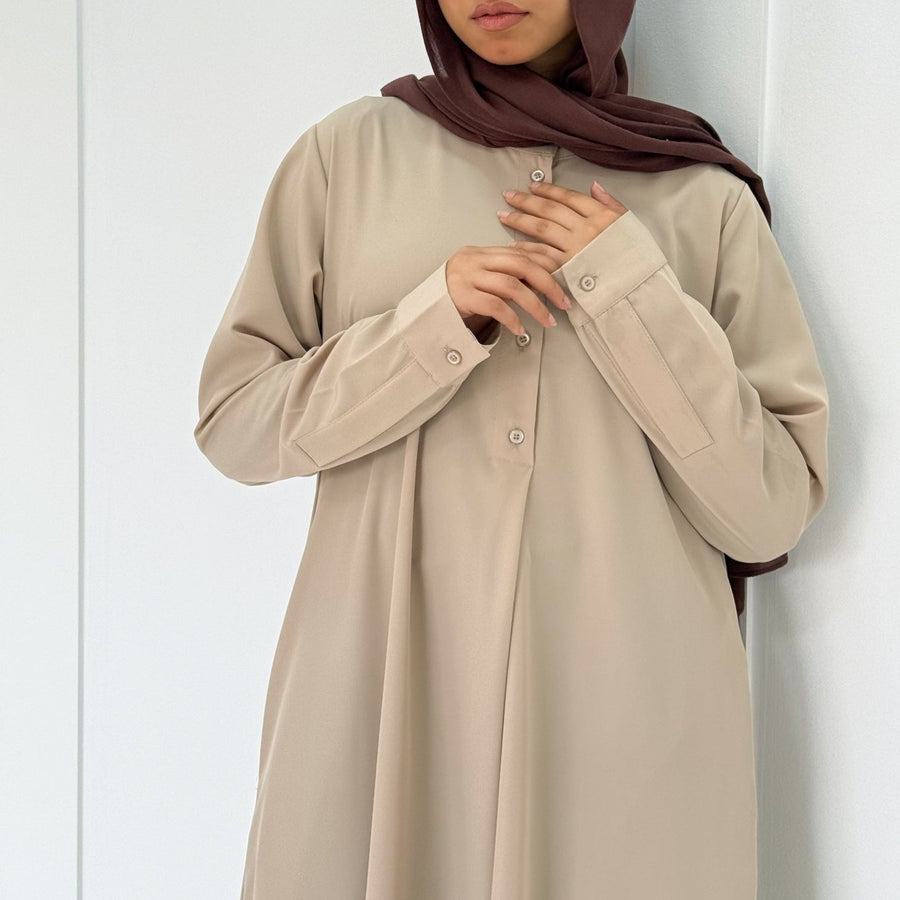Classic Abaya Beige - ABAYOLOGY