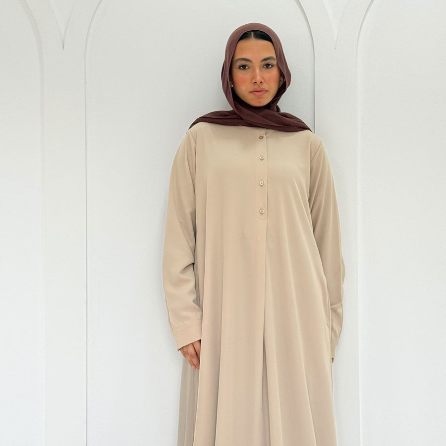 Classic Abaya Beige - ABAYOLOGY