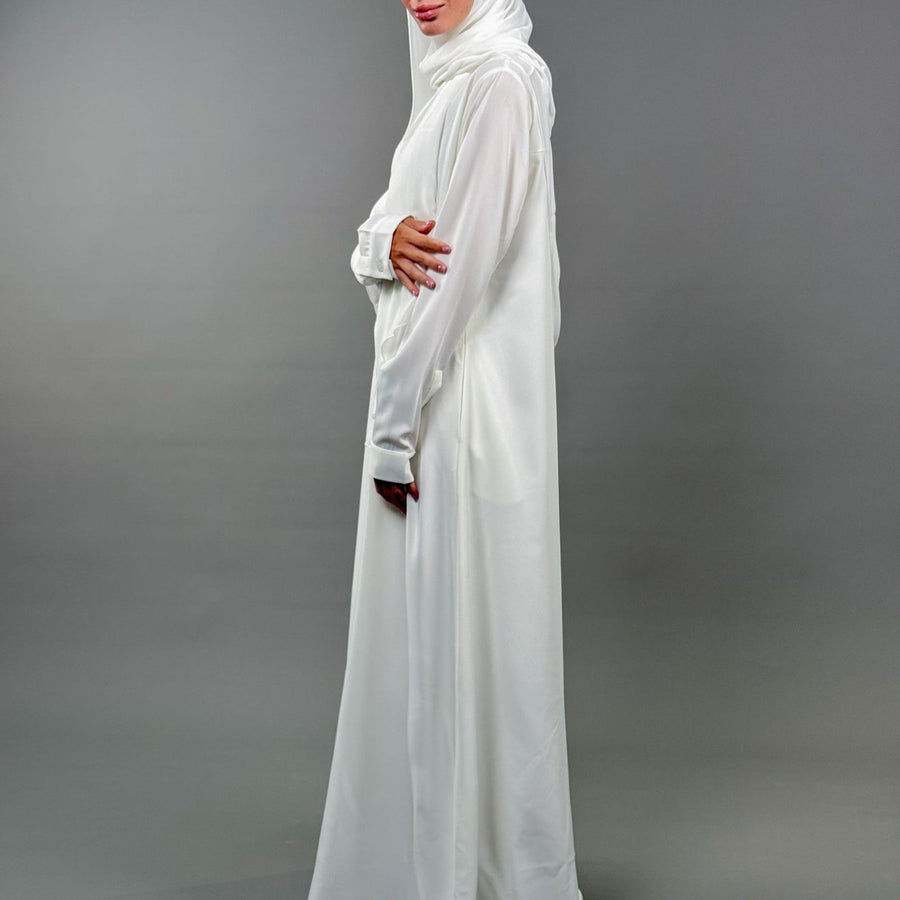Classic Abaya White - ABAYOLOGY