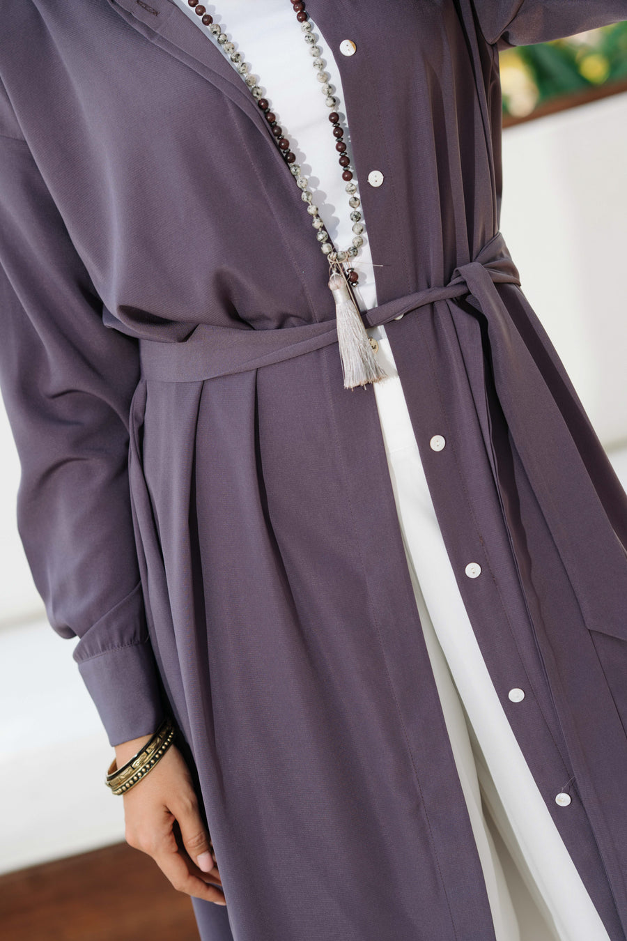 Sokon Shirt Violet - ABAYOLOGY