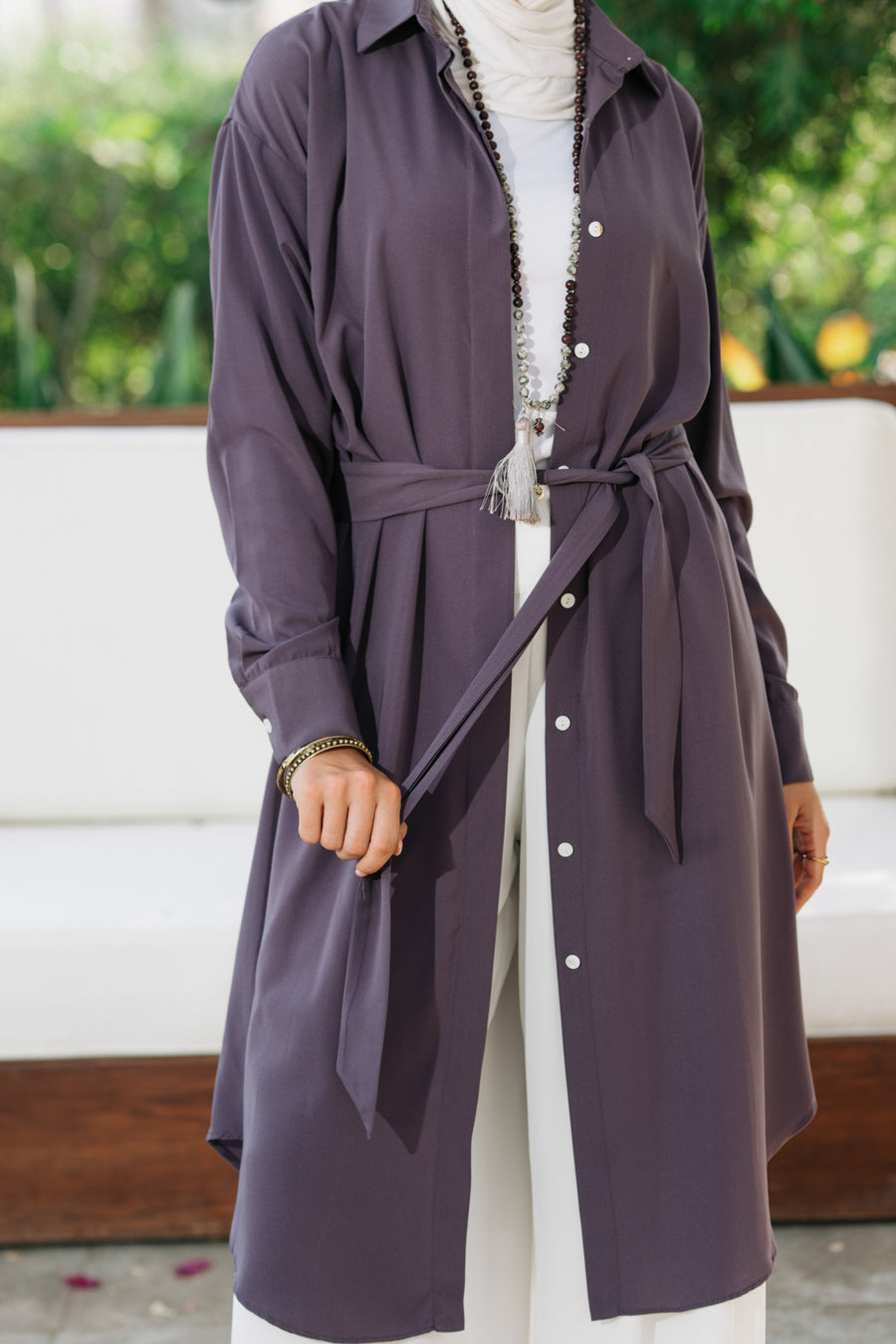 Sokon Shirt Violet - ABAYOLOGY