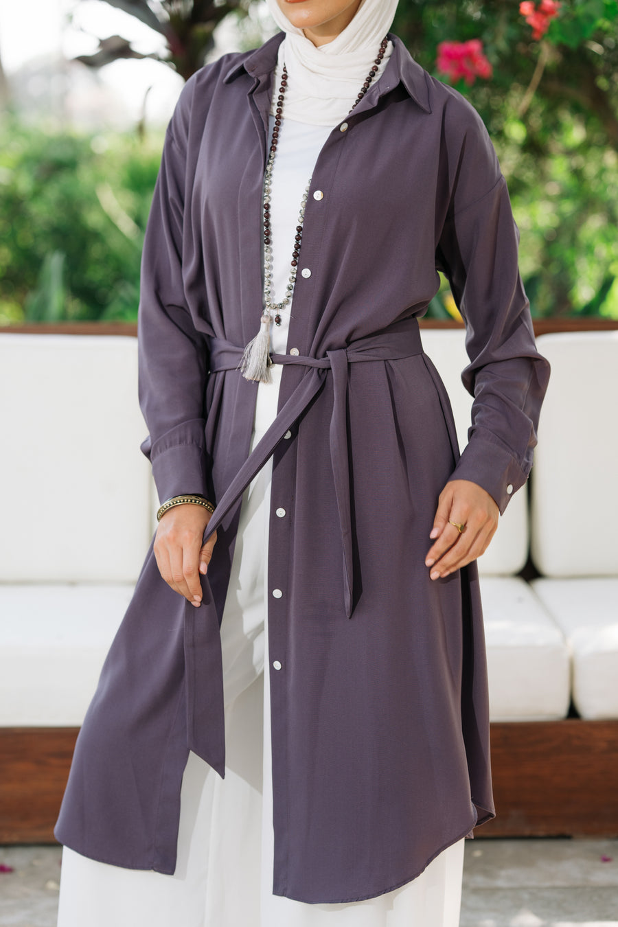 Sokon Shirt Violet - ABAYOLOGY