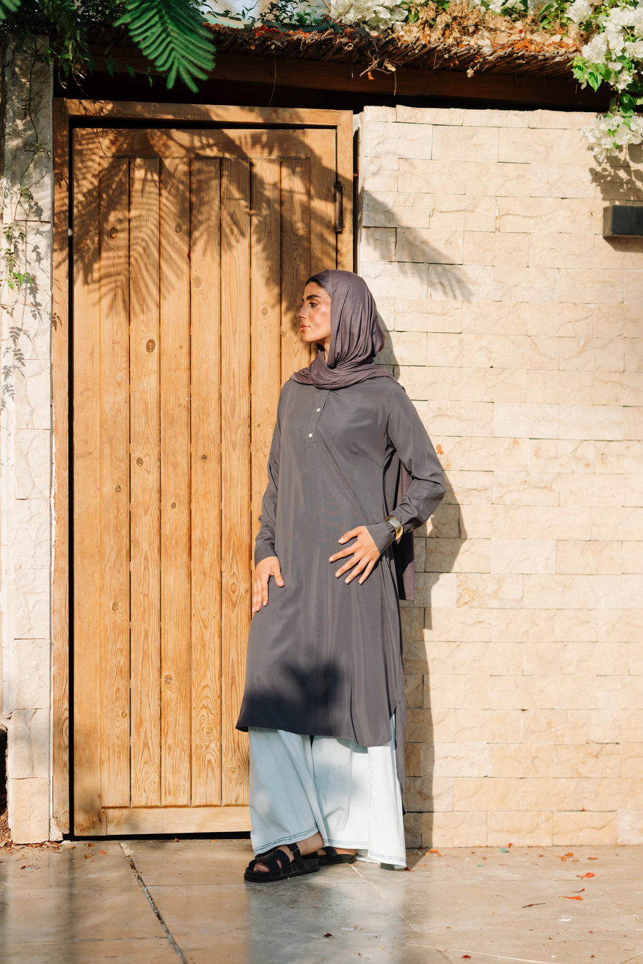 Luxury Shirt Grey - ABAYOLOGY