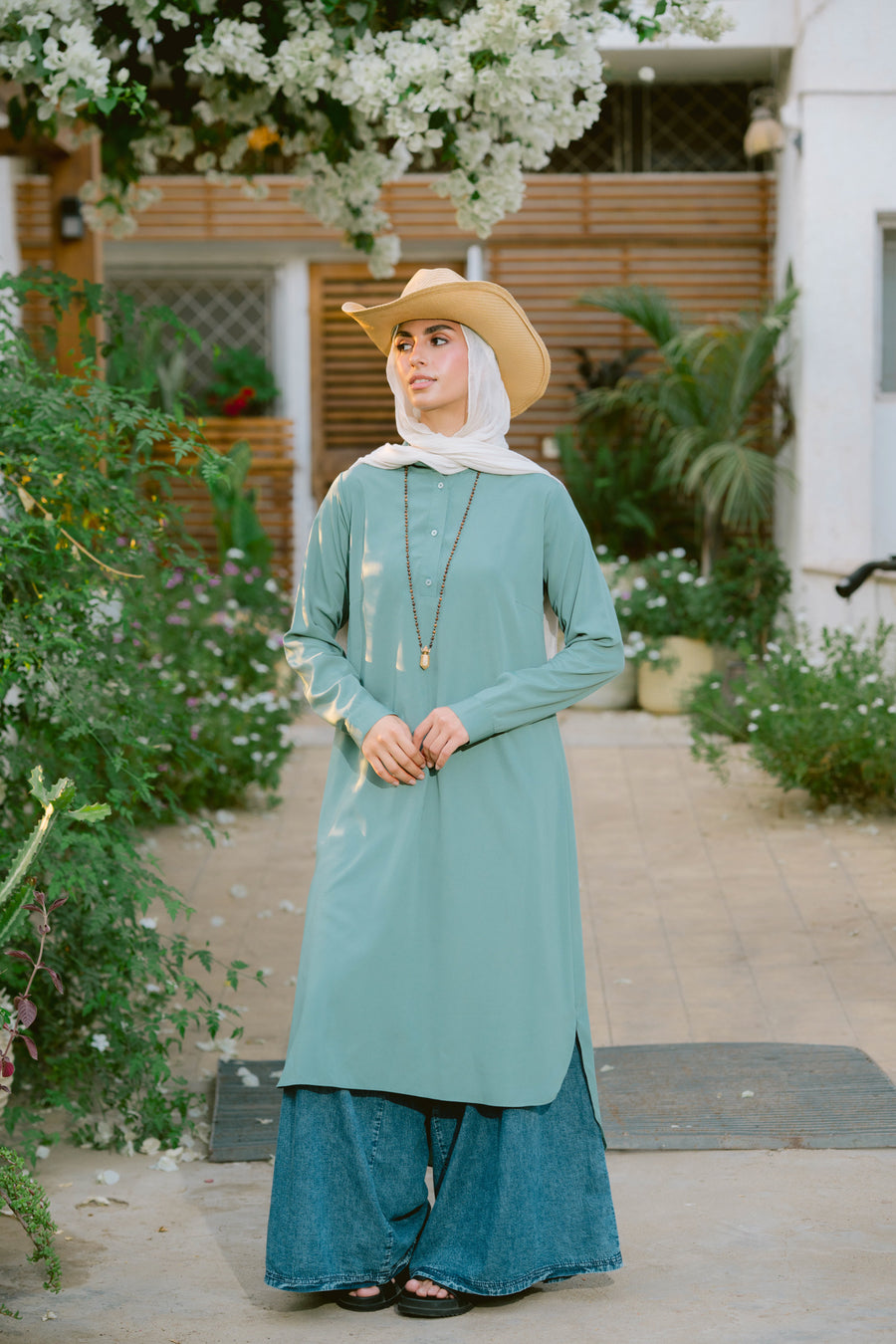 Luxury Shirt Mint - ABAYOLOGY