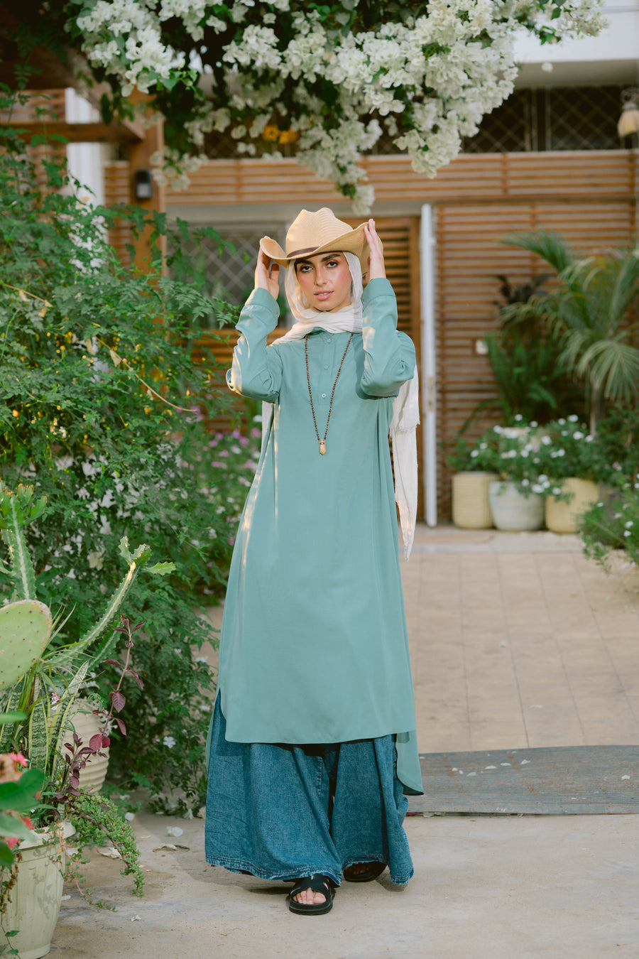 Luxury Shirt Mint - ABAYOLOGY