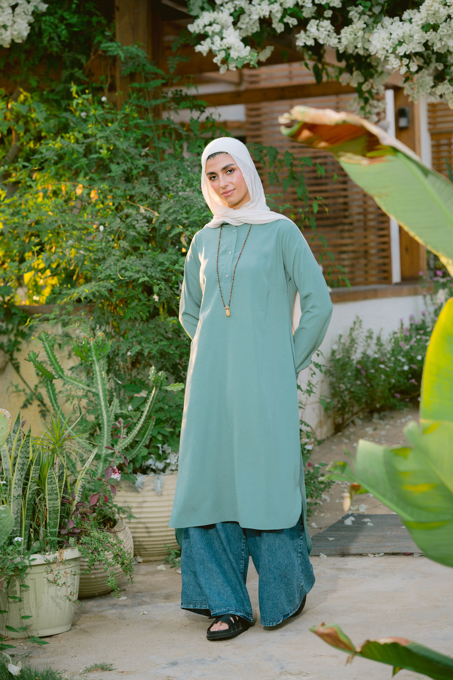 Luxury Shirt Mint - ABAYOLOGY