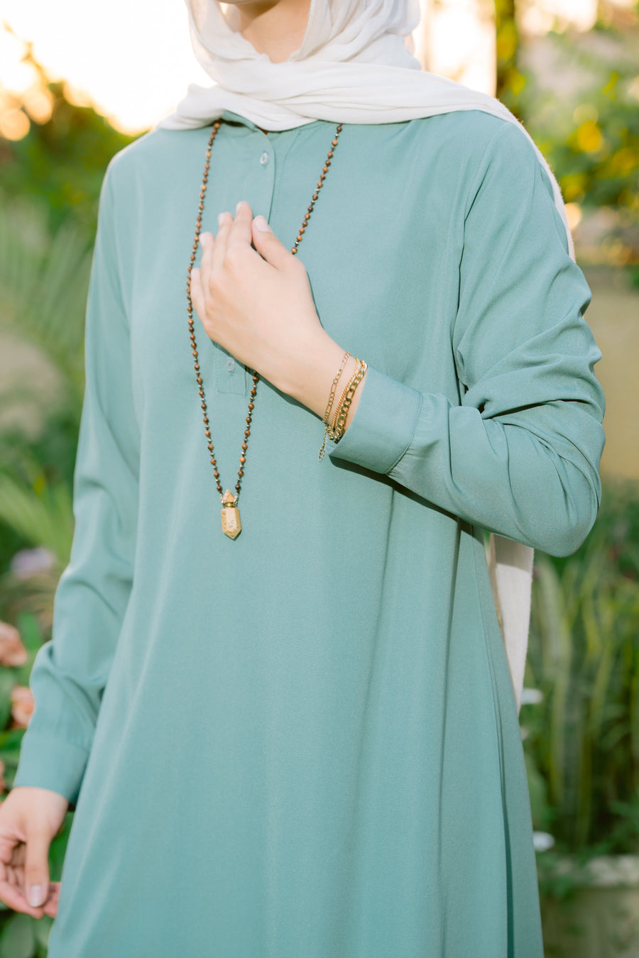 Luxury Shirt Mint - ABAYOLOGY