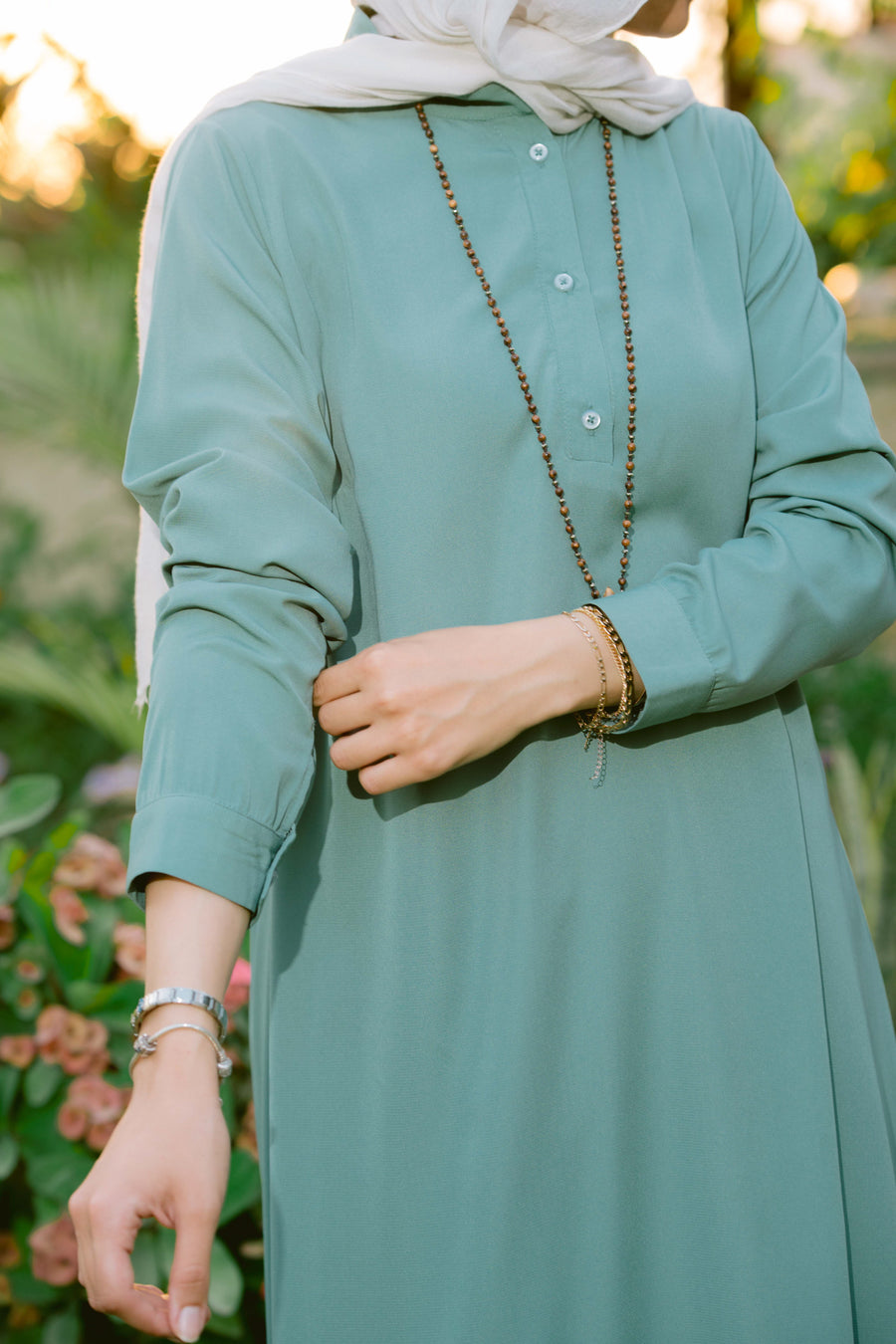 Luxury Shirt Mint - ABAYOLOGY