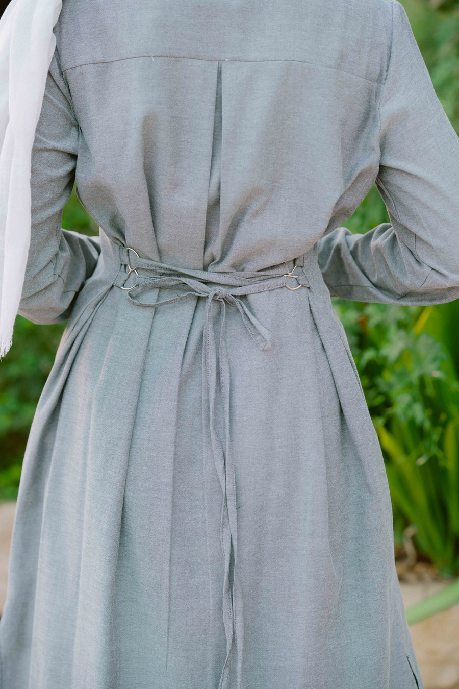 Kanzi Shirt Grey - ABAYOLOGY