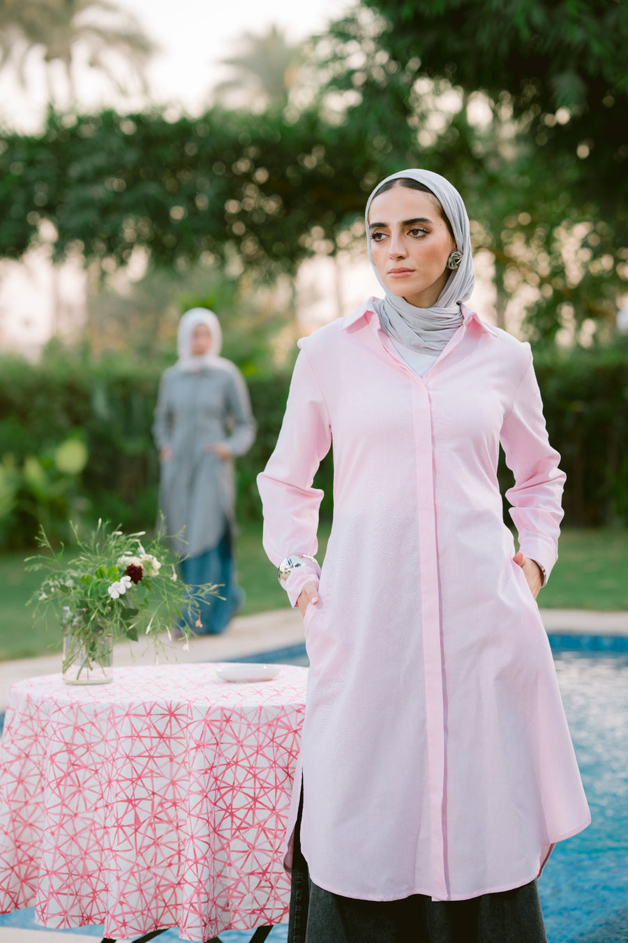 Kanzi Shirt Rose - ABAYOLOGY