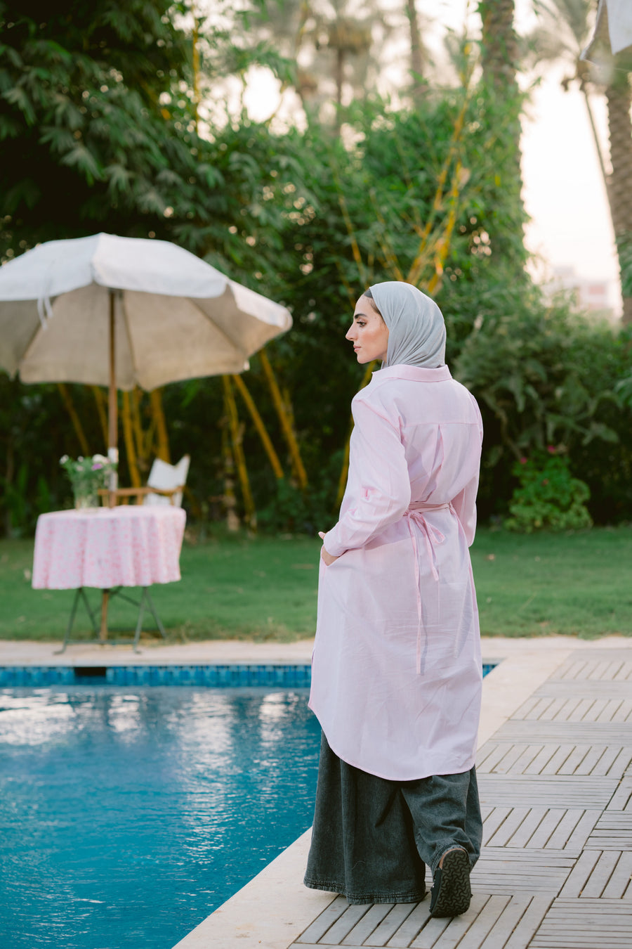 Kanzi Shirt Rose - ABAYOLOGY