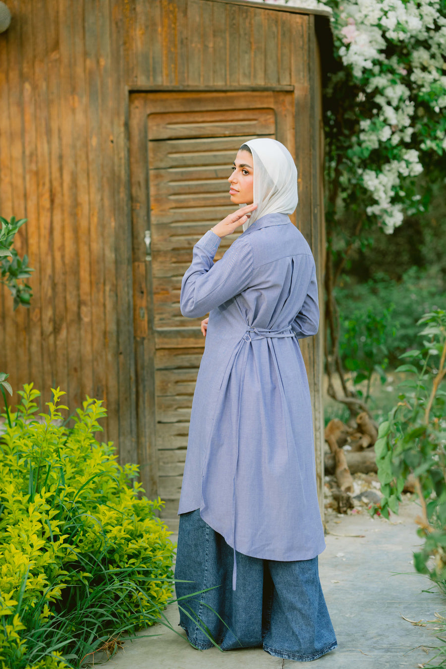 Kanzi Shirt Blue - ABAYOLOGY