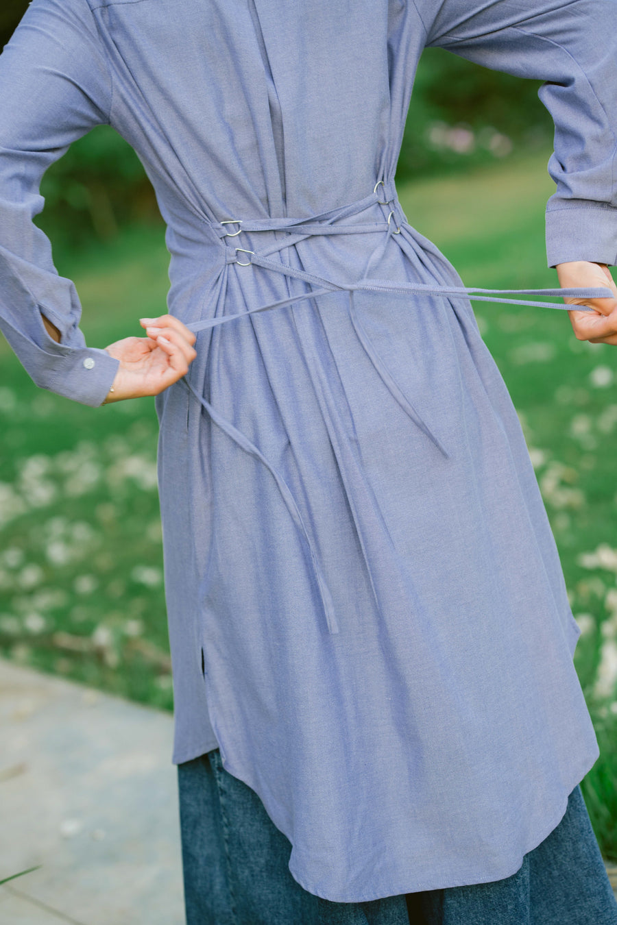 Kanzi Shirt Blue - ABAYOLOGY