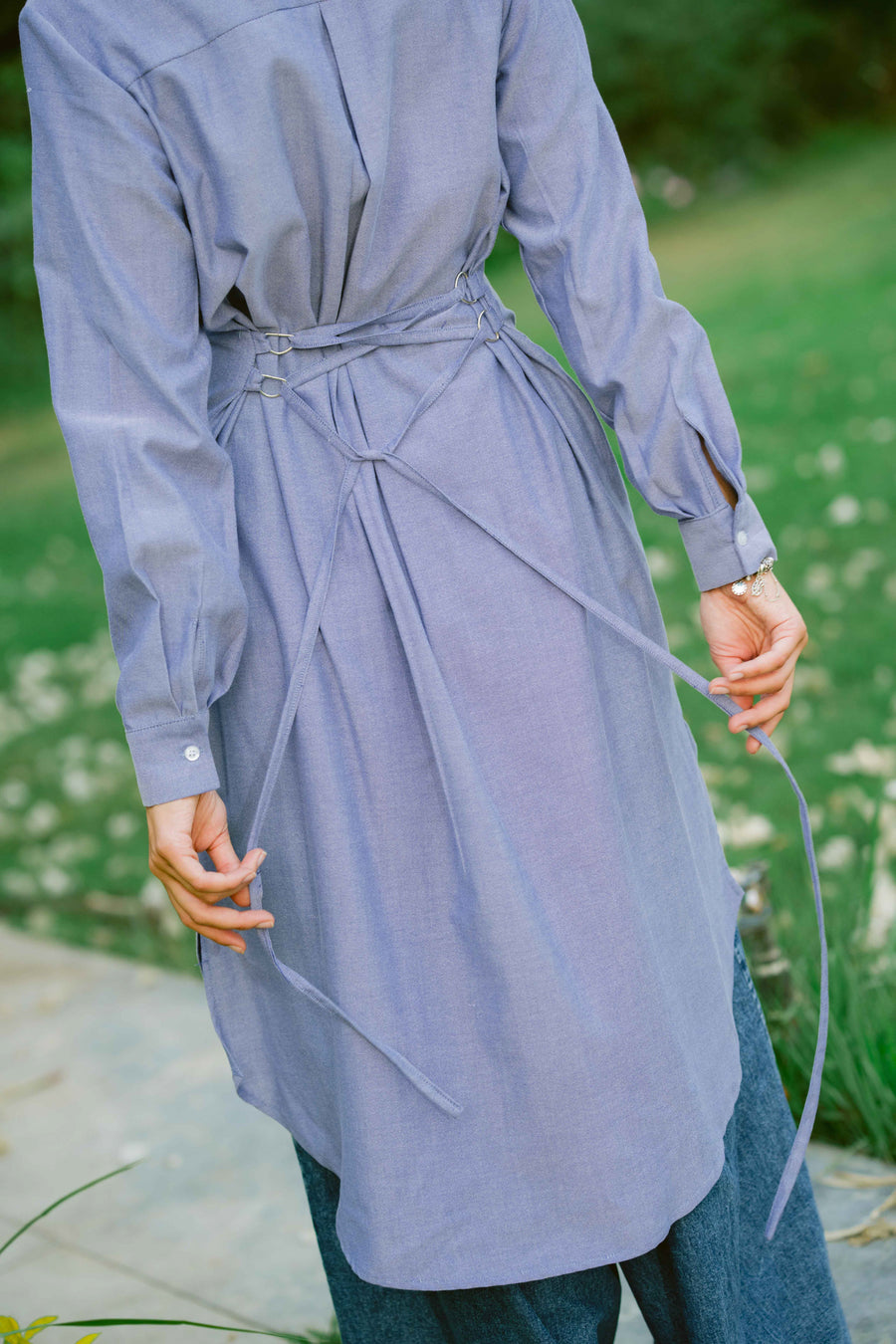 Kanzi Shirt Blue - ABAYOLOGY