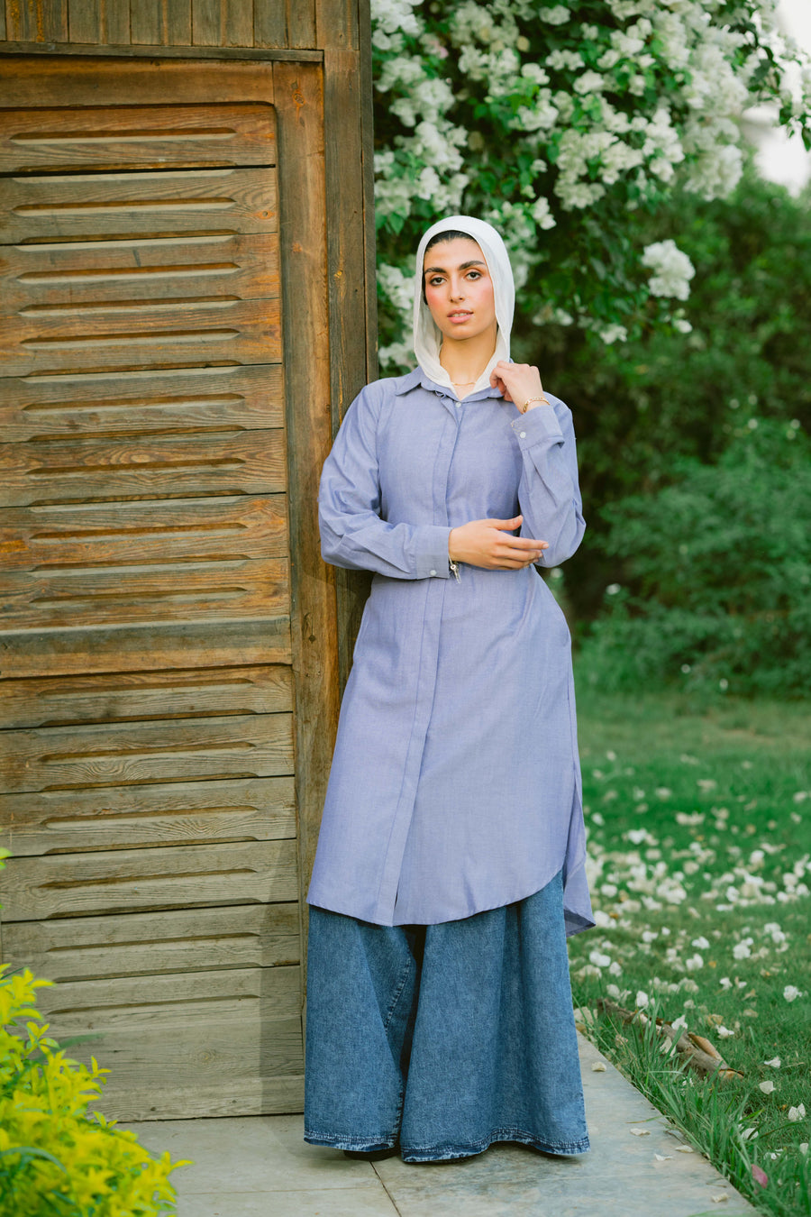 Kanzi Shirt Blue - ABAYOLOGY