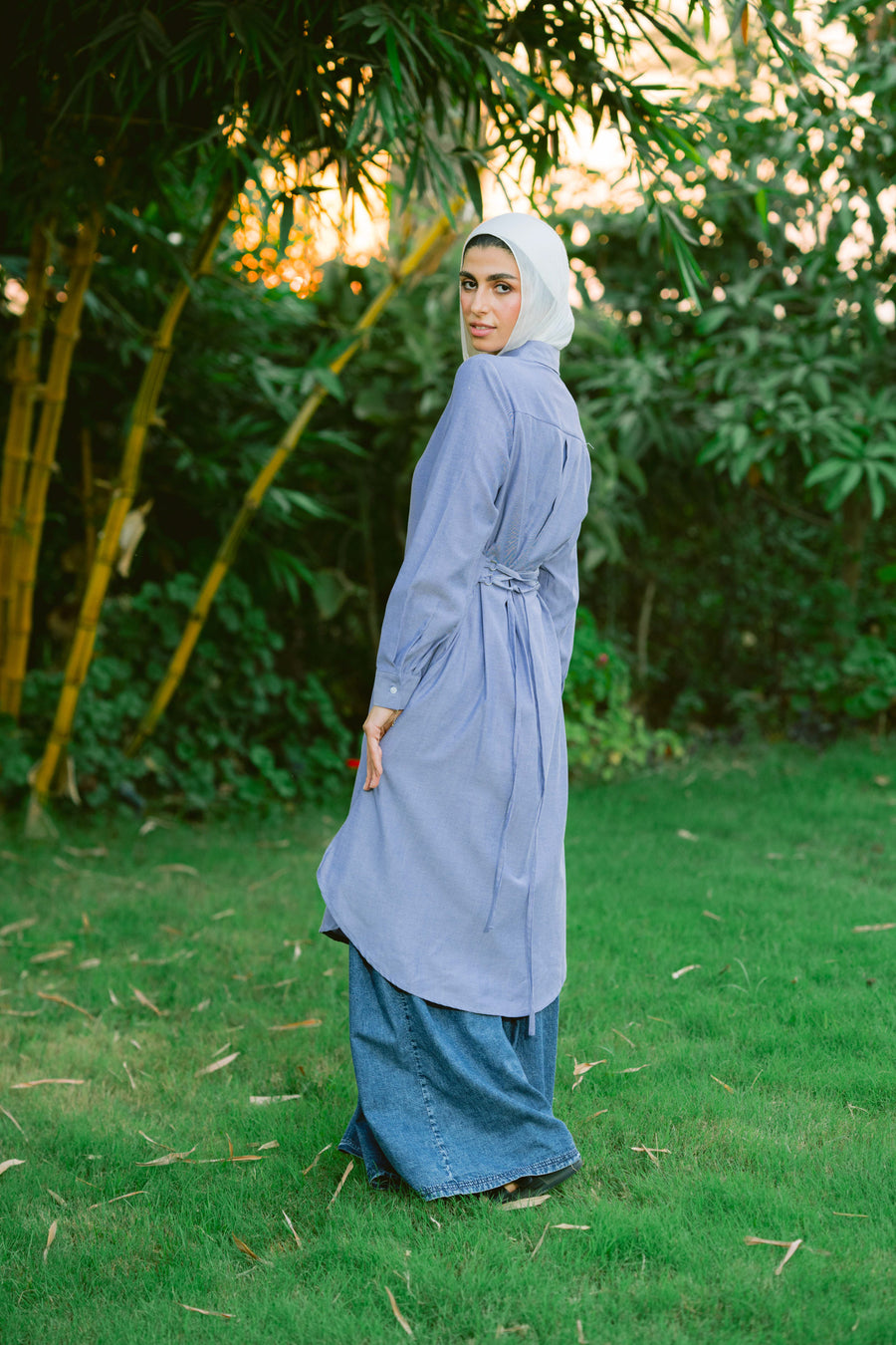Kanzi Shirt Blue - ABAYOLOGY