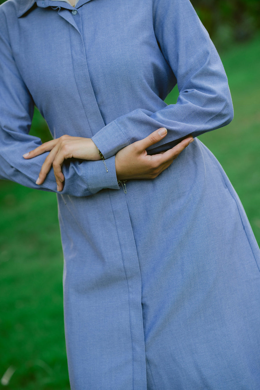 Kanzi Shirt Blue - ABAYOLOGY