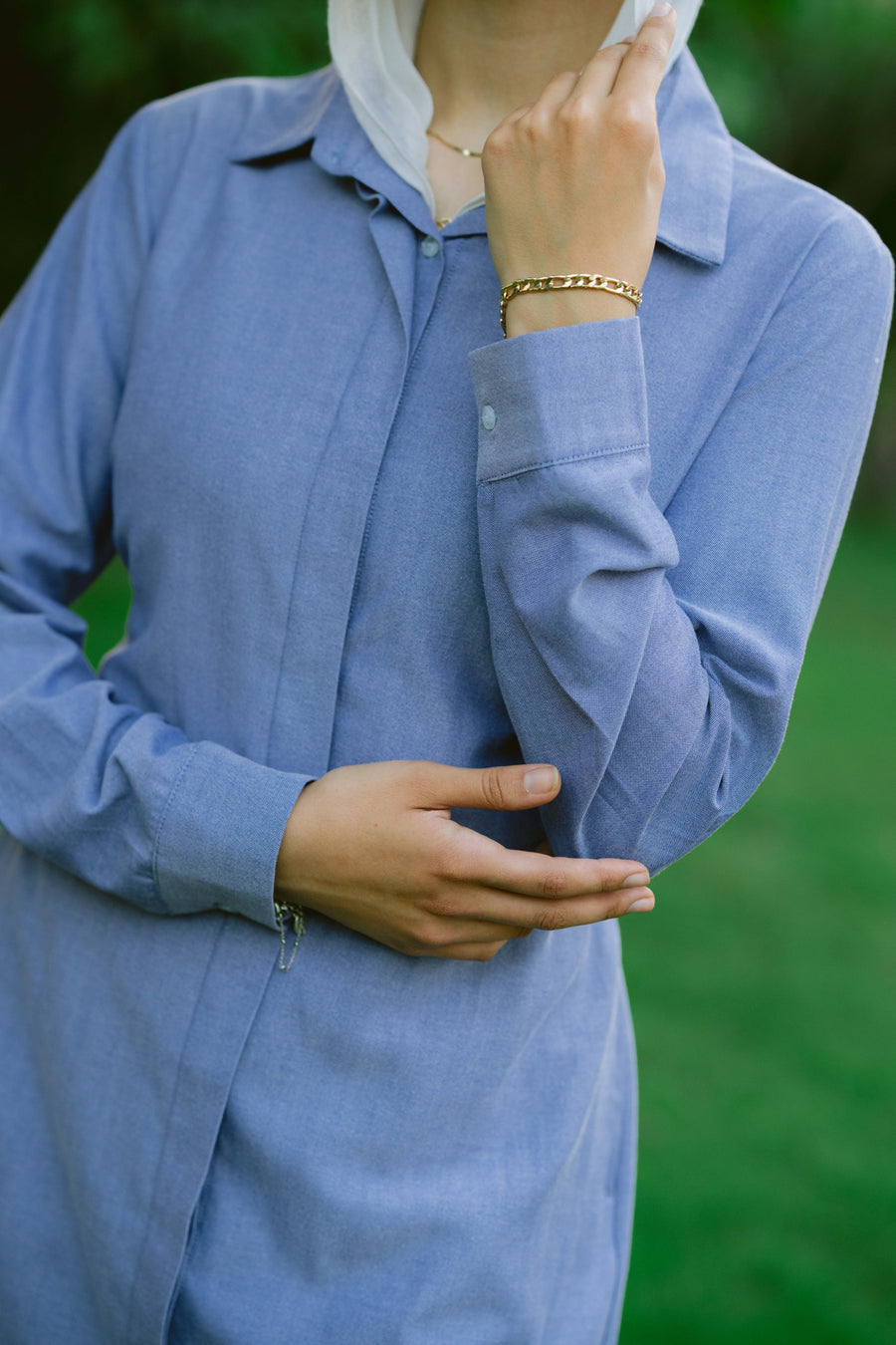 Kanzi Shirt Blue - ABAYOLOGY