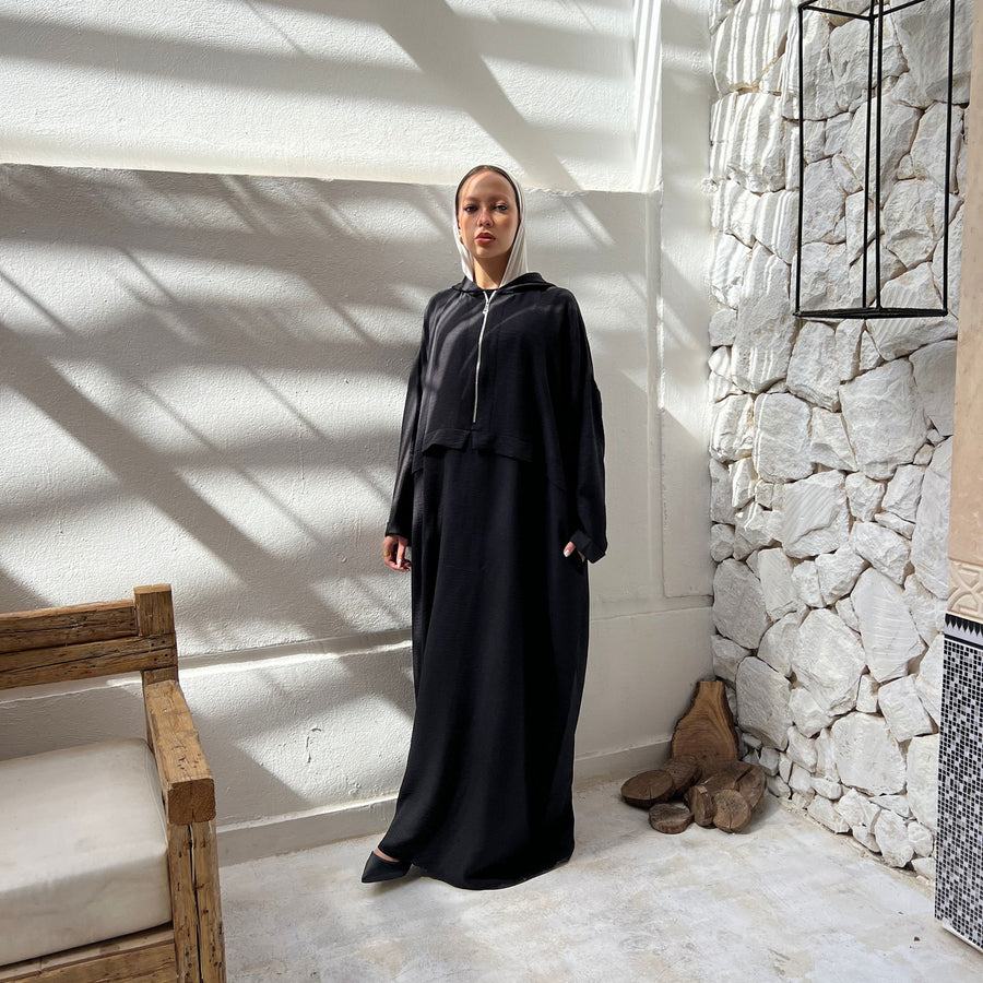 Dorra Abaya Black - ABAYOLOGY