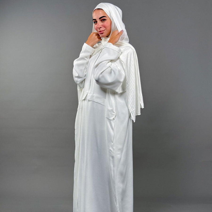 Dorra Abaya Off White - ABAYOLOGY