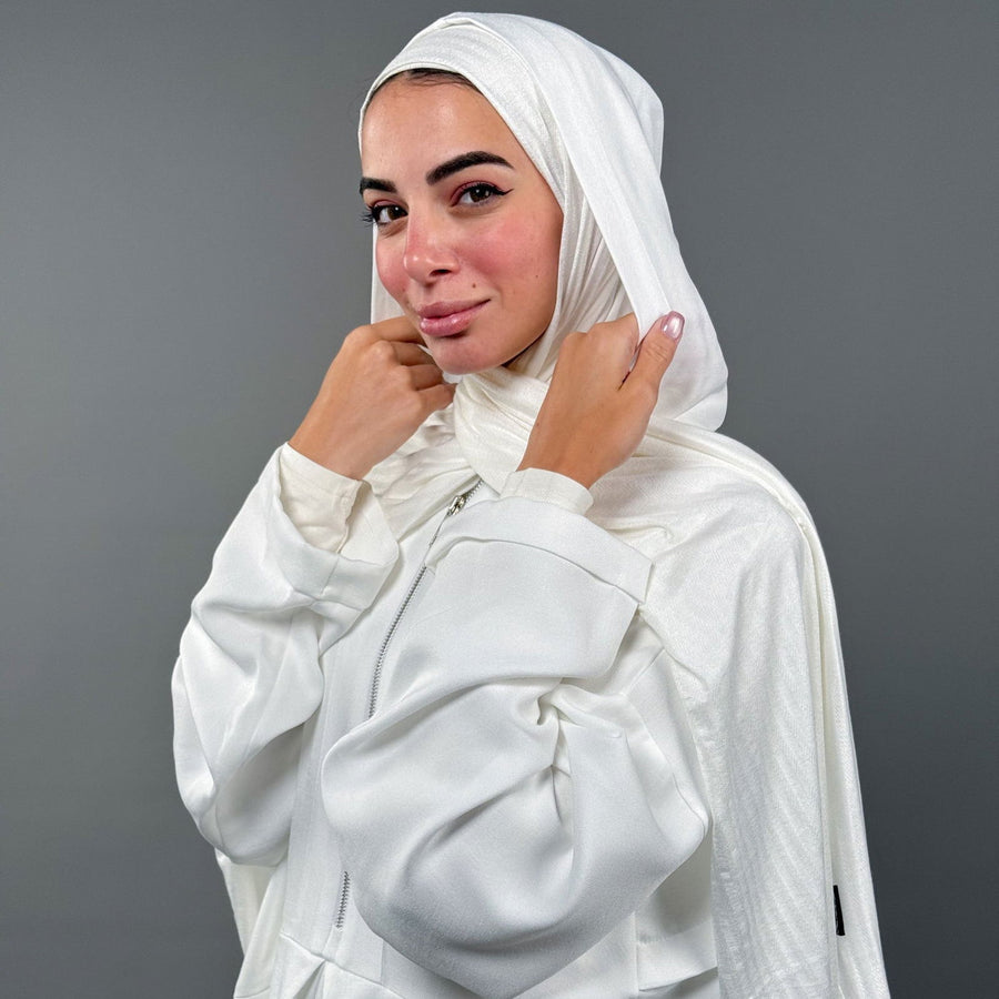 Dorra Abaya Off White - ABAYOLOGY