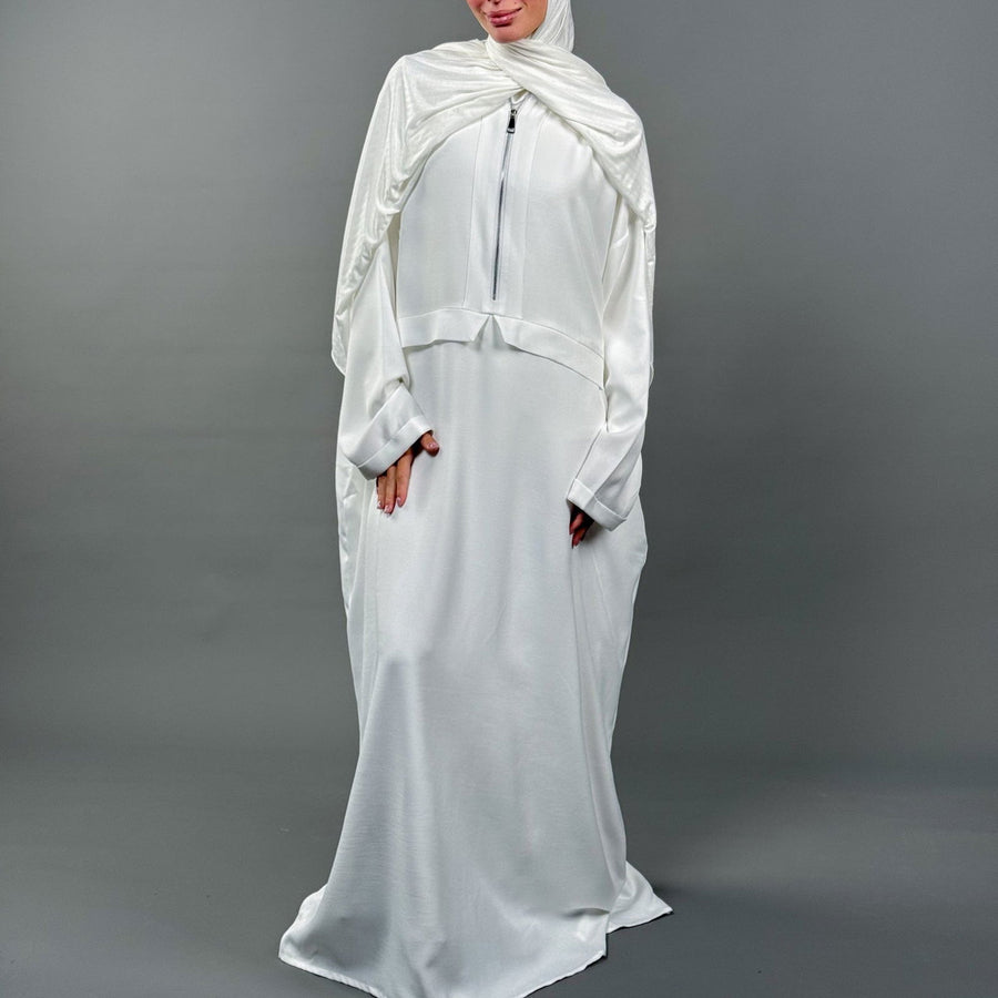 Dorra Abaya Off White - ABAYOLOGY