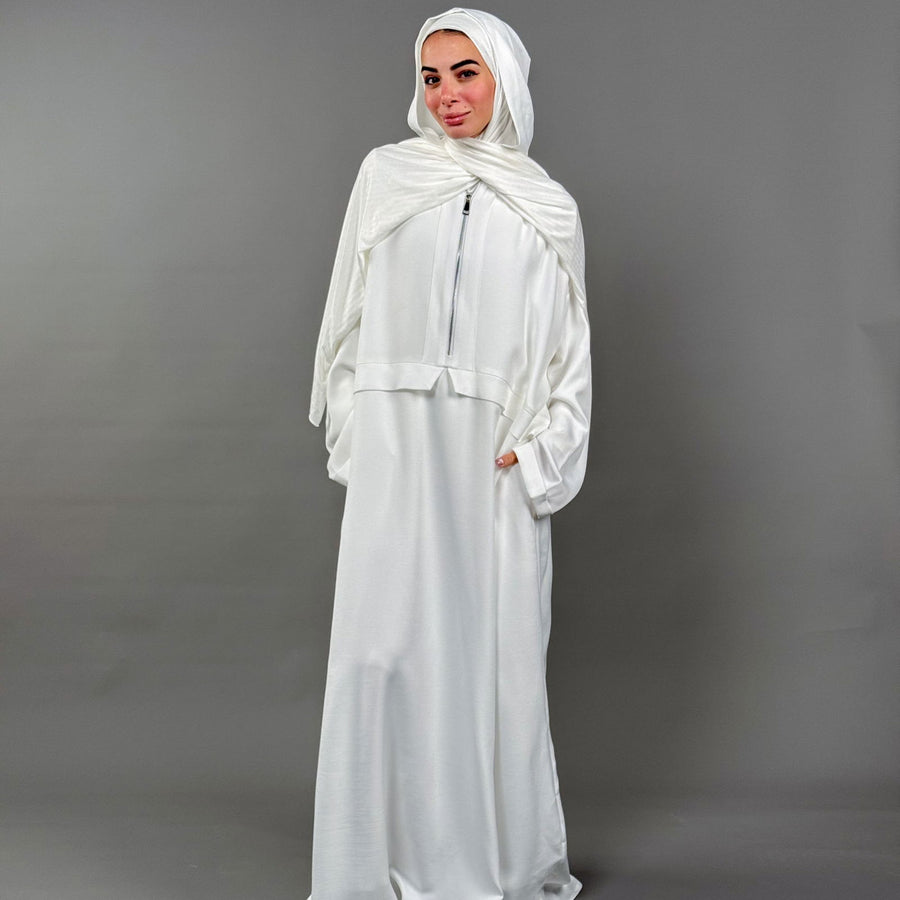 Dorra Abaya Off White - ABAYOLOGY