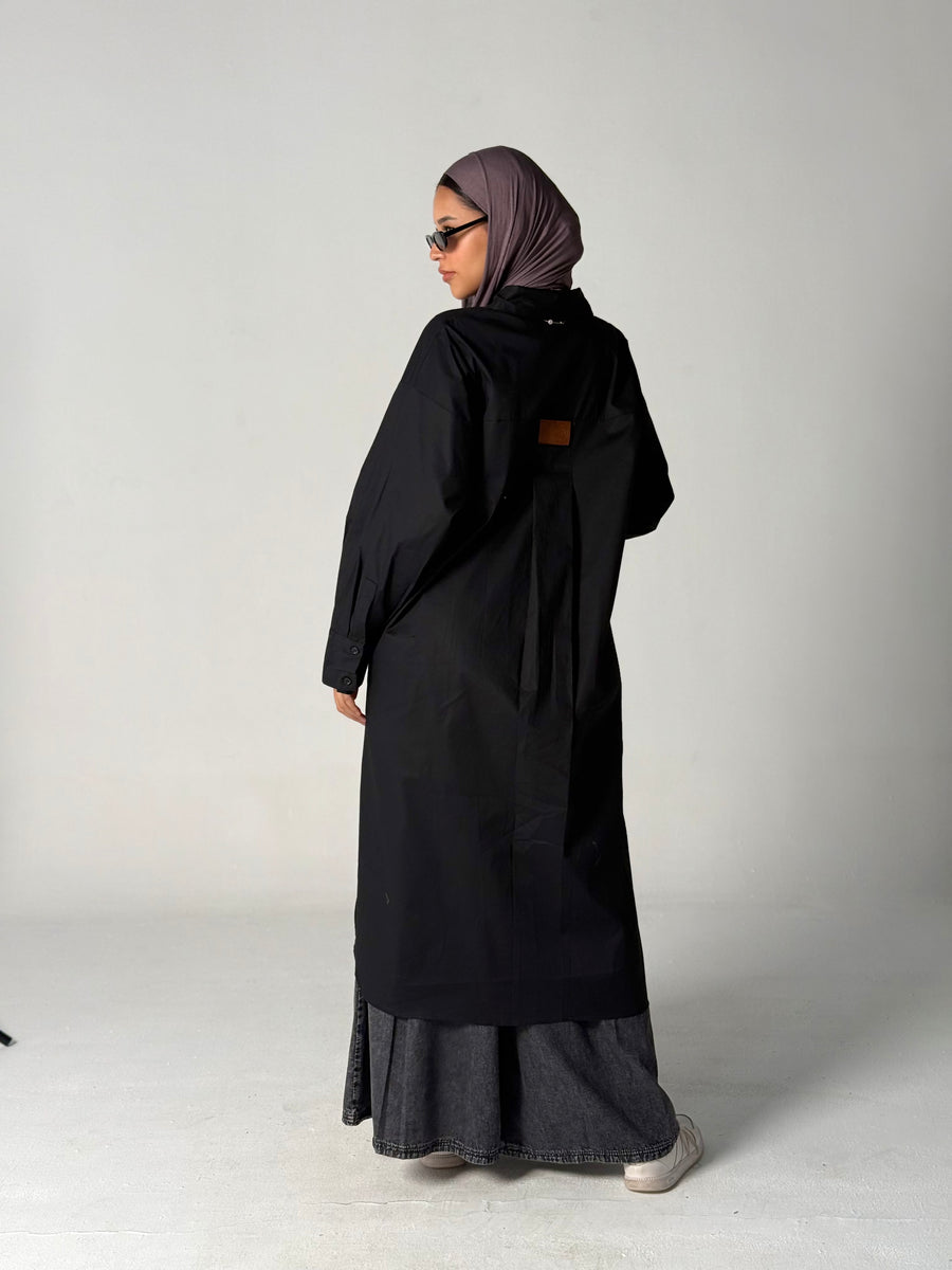 Kamisi Shirt Black - ABAYOLOGY