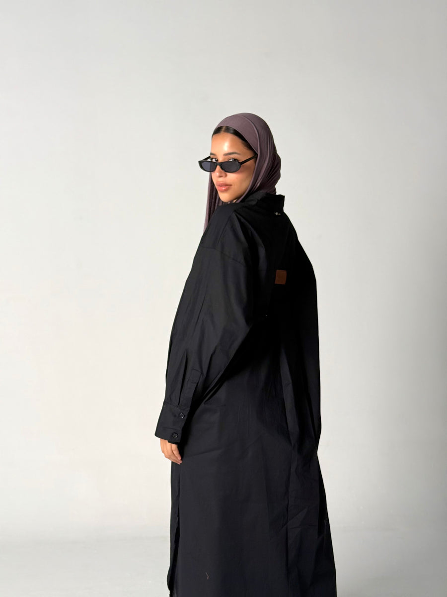 Kamisi Shirt Black - ABAYOLOGY