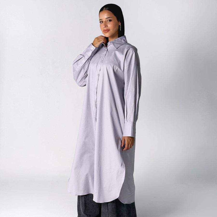 Kamisi Shirt Grey - ABAYOLOGY