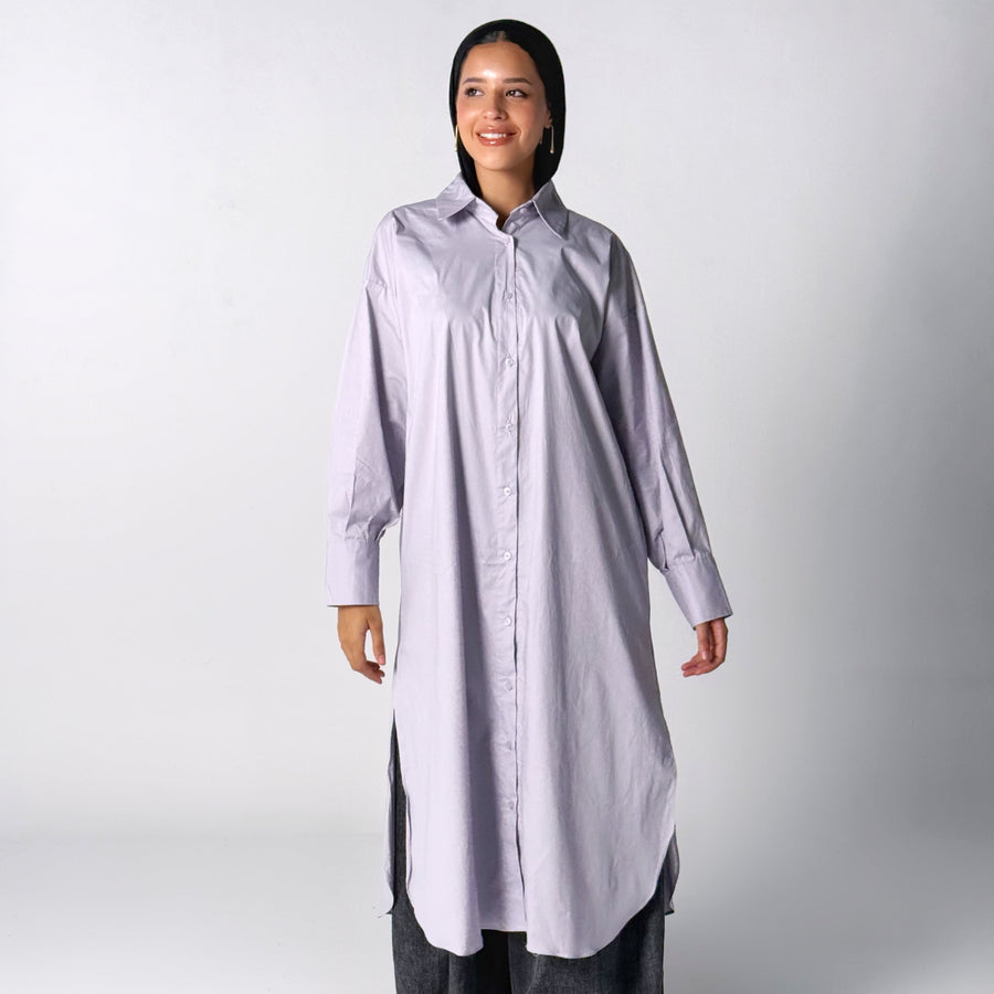 Kamisi Shirt Grey - ABAYOLOGY