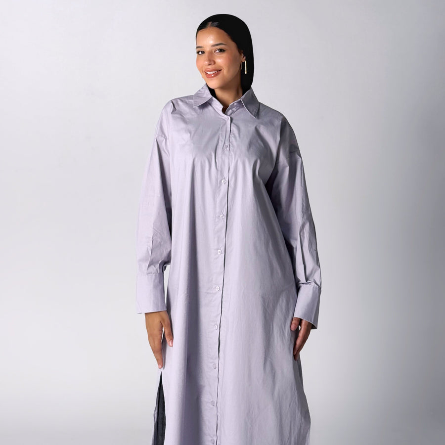 Kamisi Shirt Grey - ABAYOLOGY