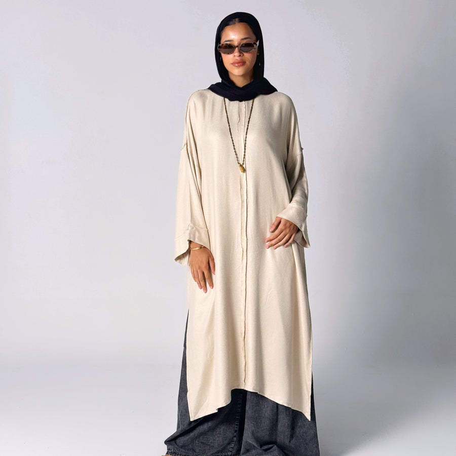 Amena Cardigan Beige - ABAYOLOGY