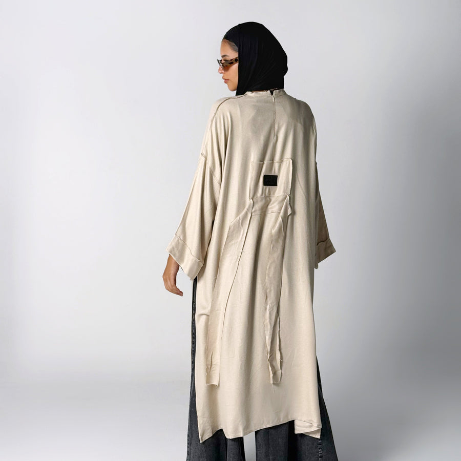 Amena Cardigan Beige - ABAYOLOGY