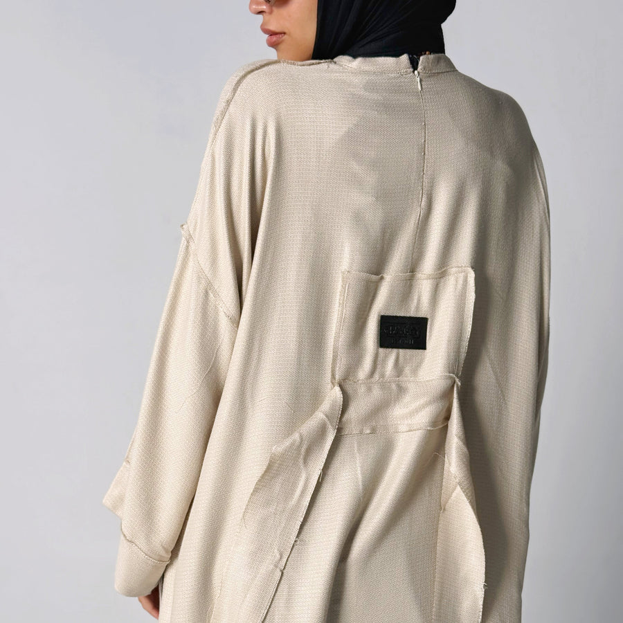 Amena Cardigan Beige - ABAYOLOGY