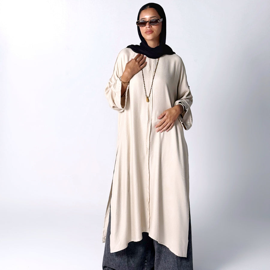 Amena Cardigan Beige - ABAYOLOGY